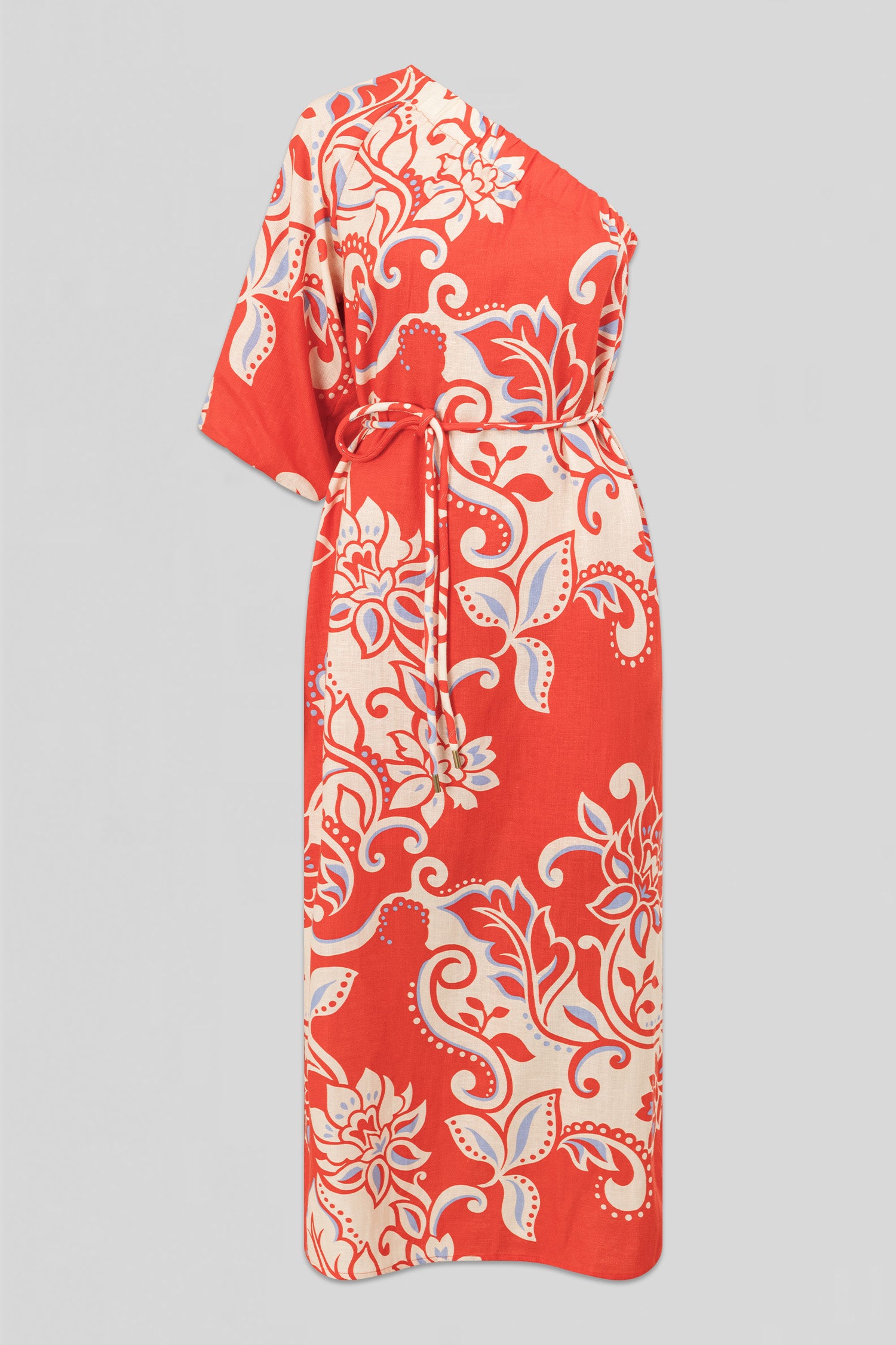 silhouette dress - tangerine field