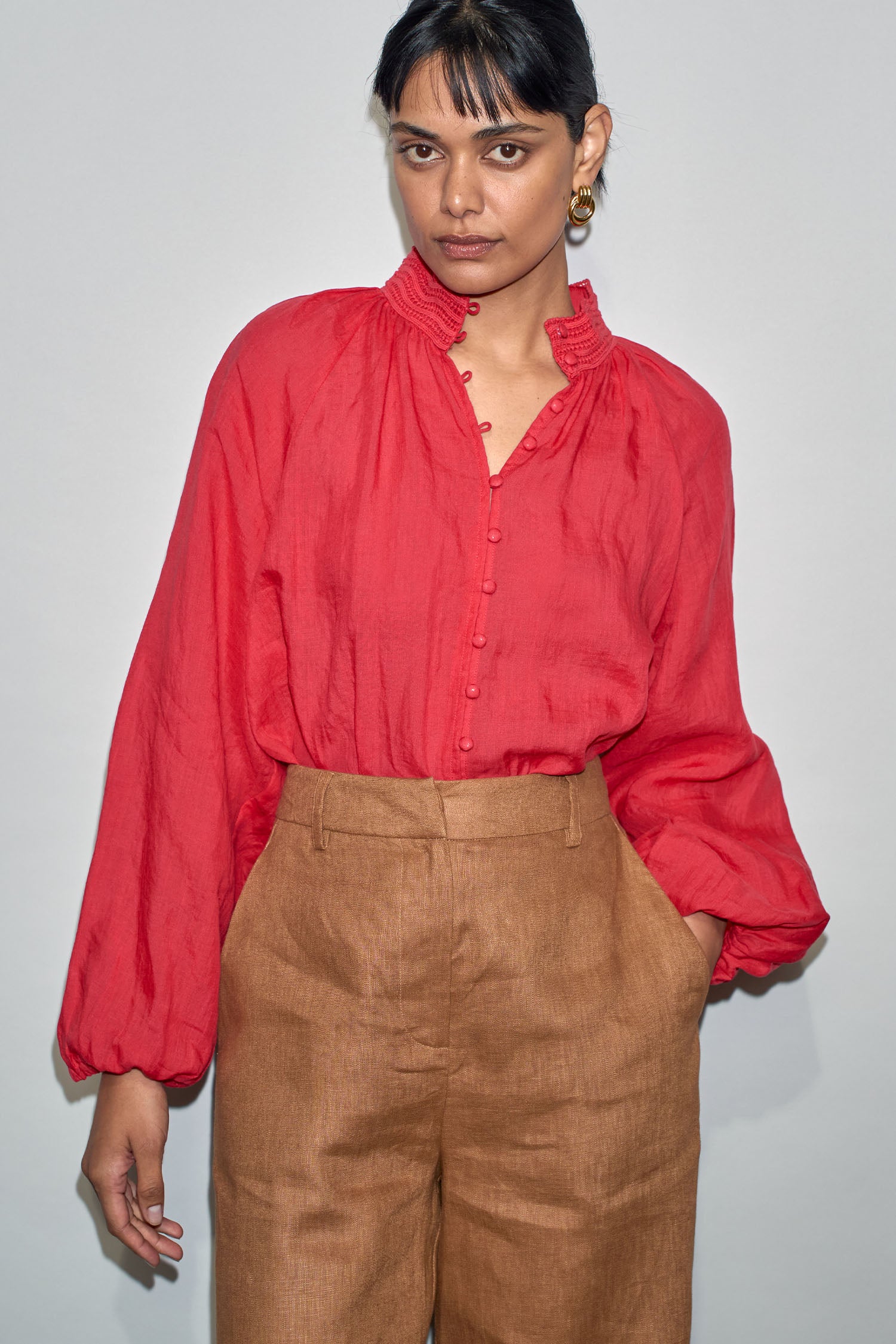 sincere top - scarlet|  zoe kratzmann| considered design