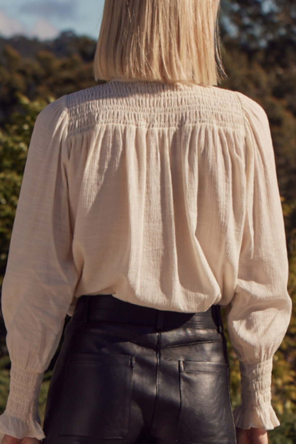 skylark top - cream