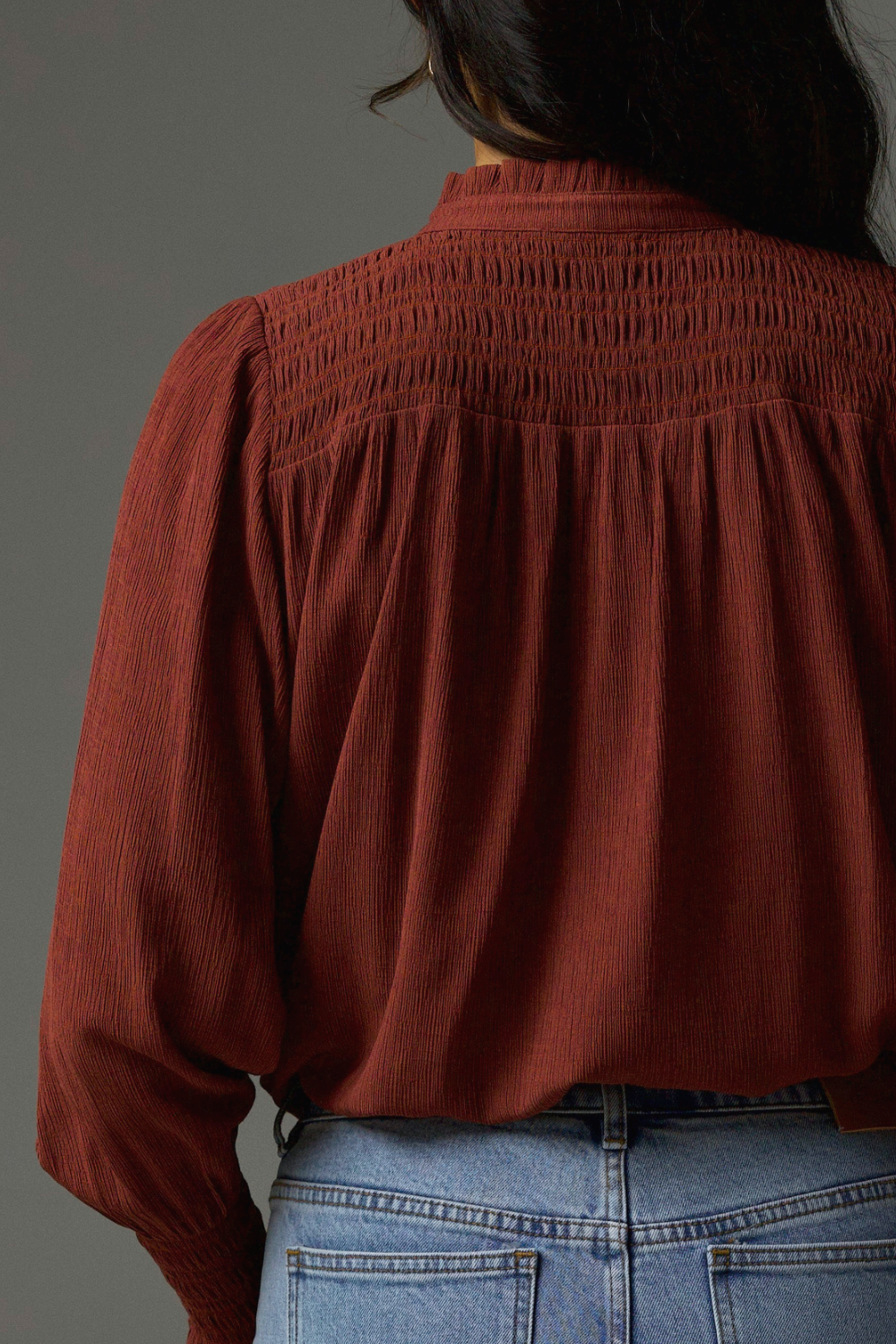 skylark top - russet