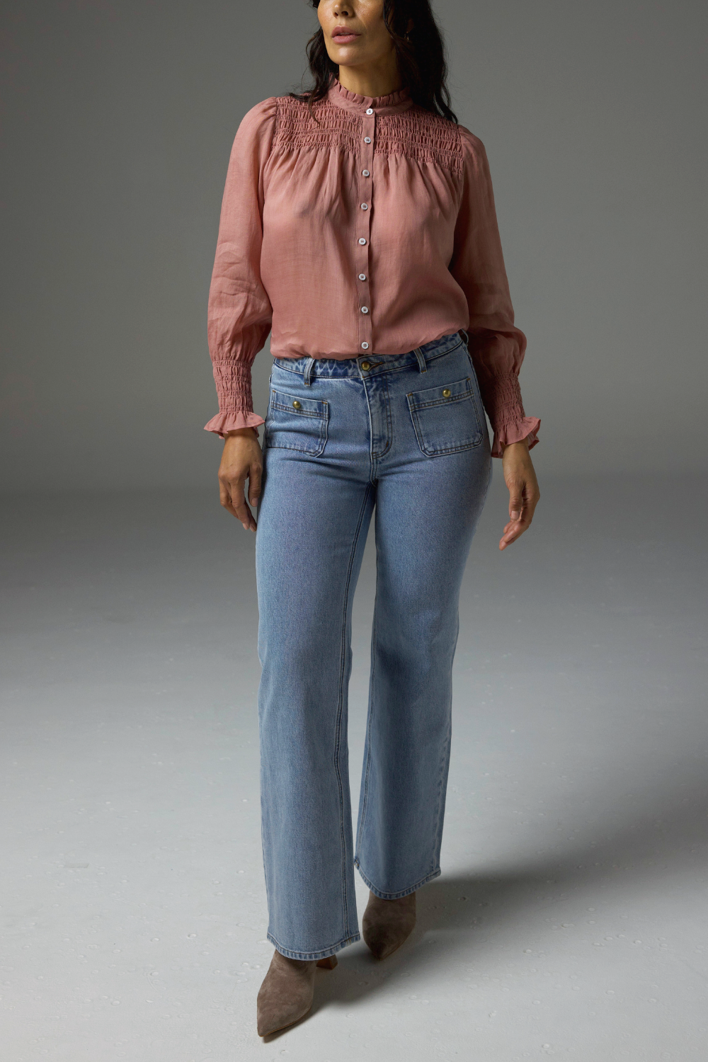 skylark top - tearose
