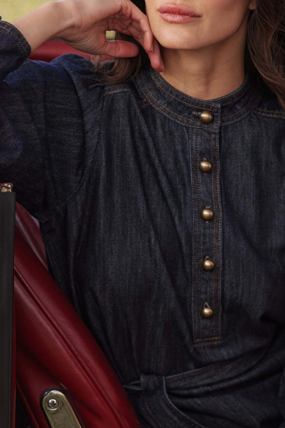 Snapshot dress - dark denim