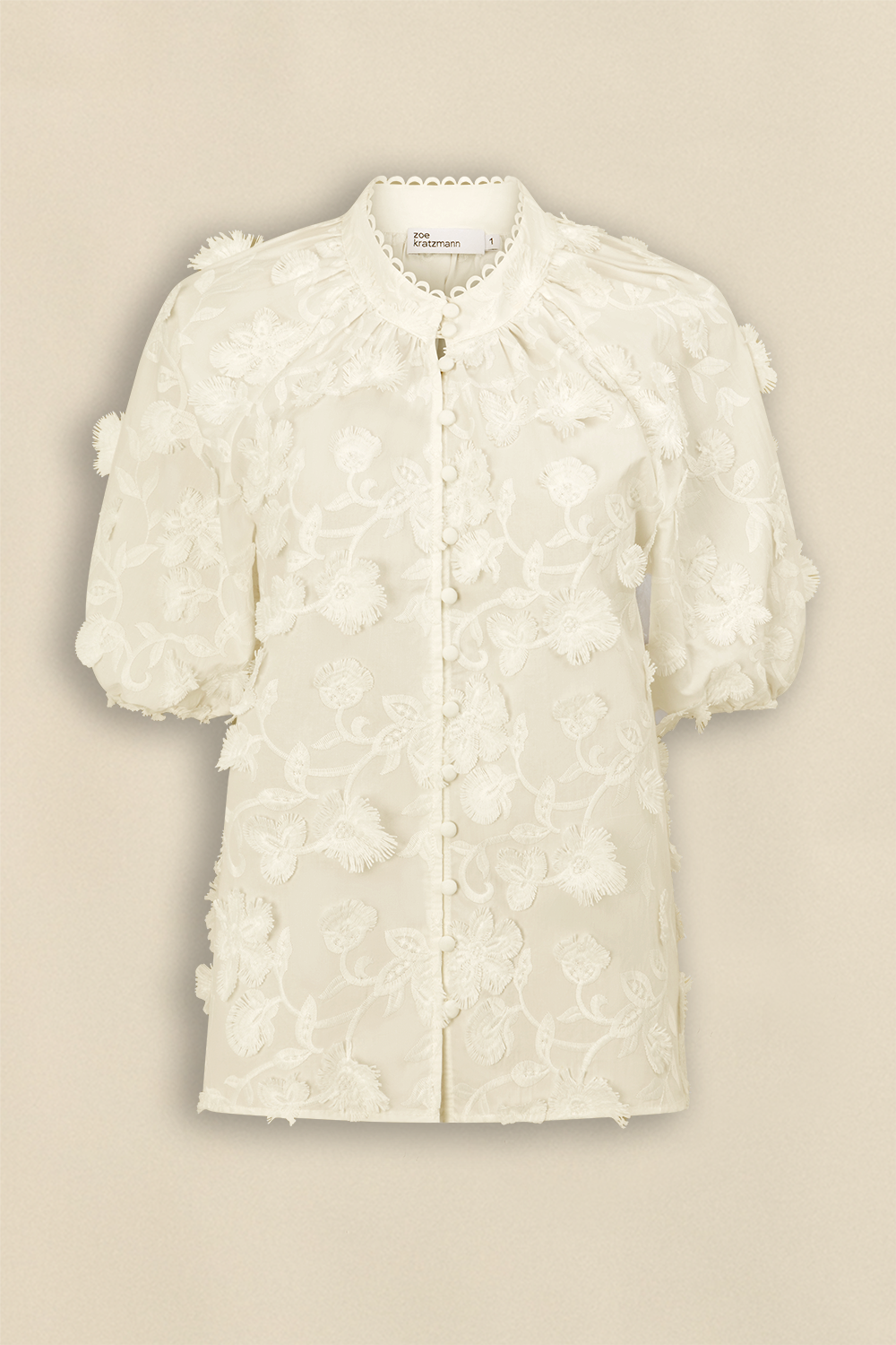 solstice top - porcelain broderie|  zoe kratzmann| considered design