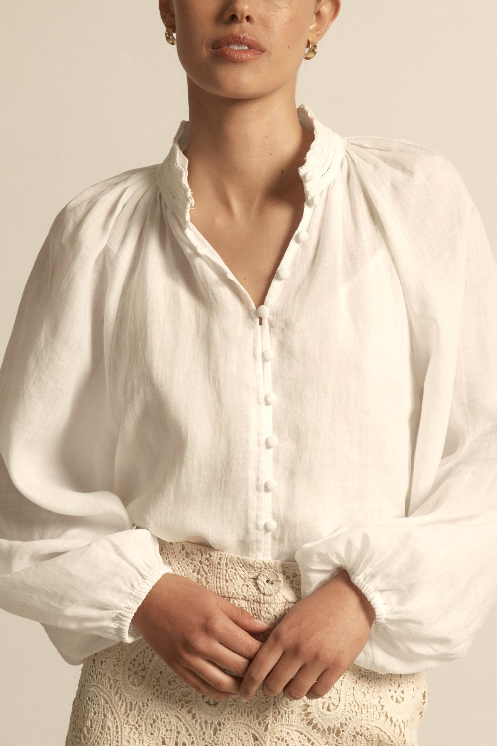 Solstice Top - PORCELAIN