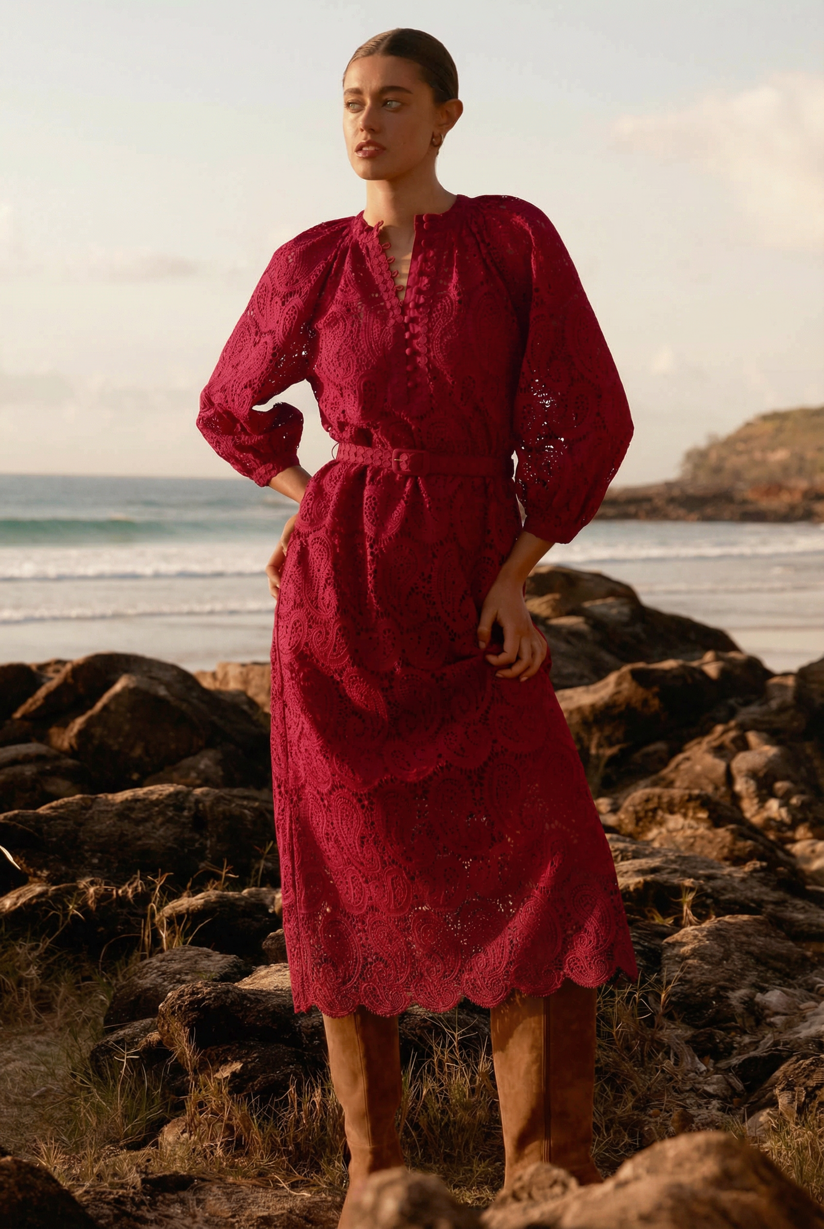 Sonnet dress - raspberry|  zoe kratzmann| considered design