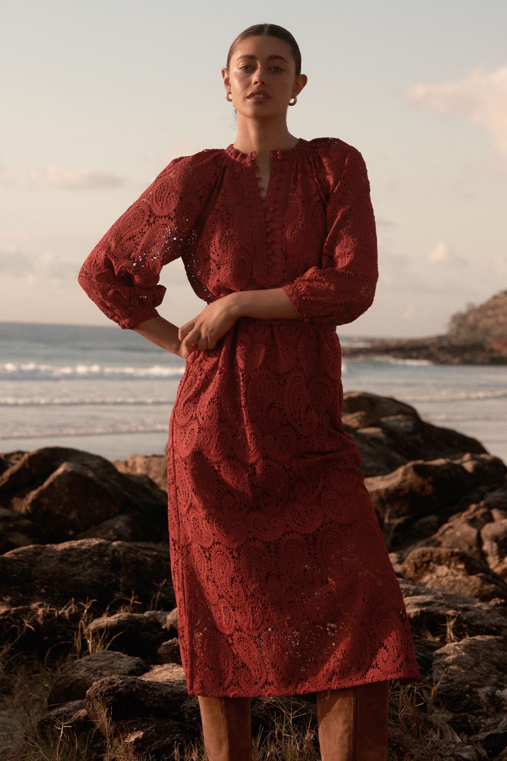 Sonnet dress - raspberry|  zoe kratzmann| considered design