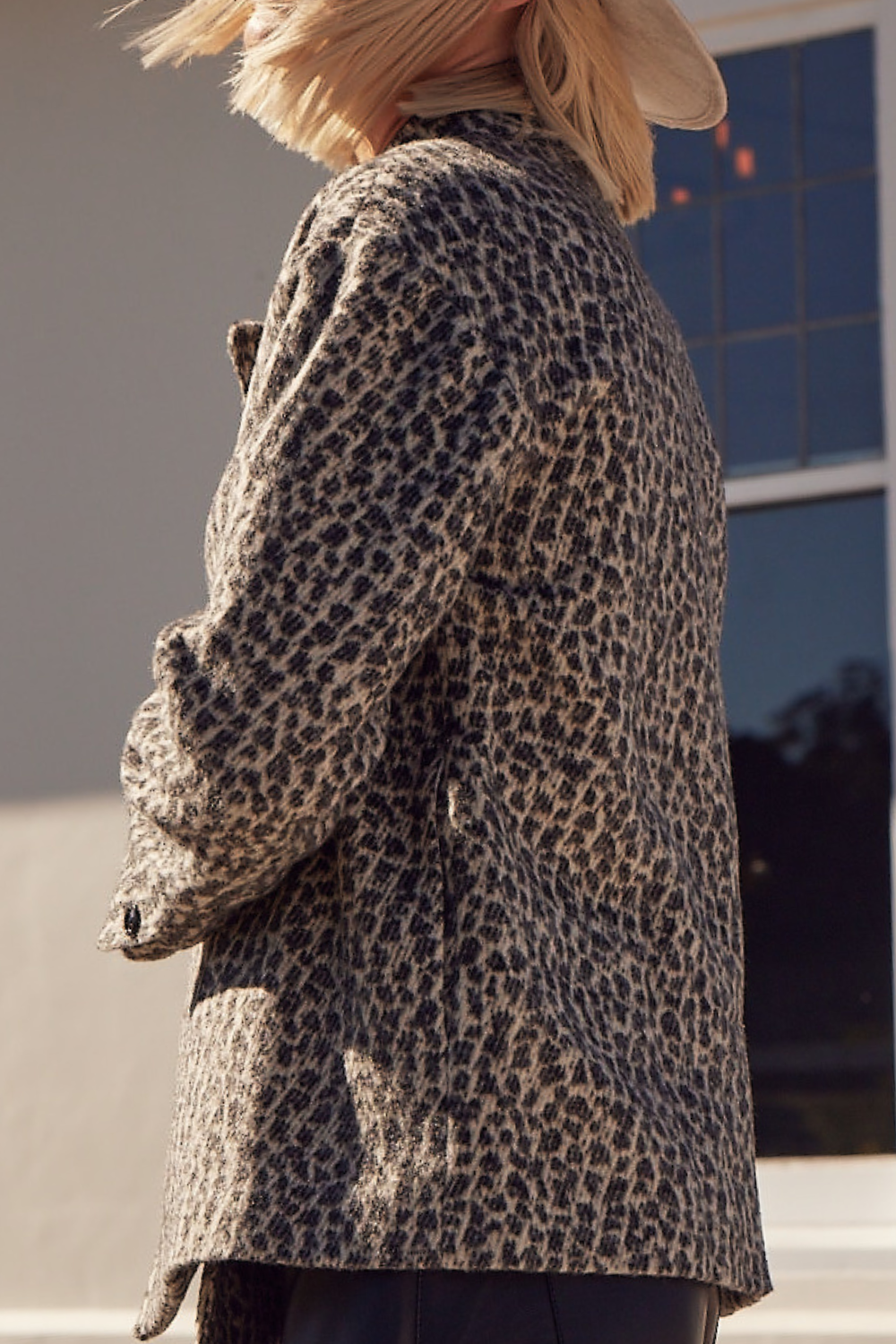 spire coat - ocelot