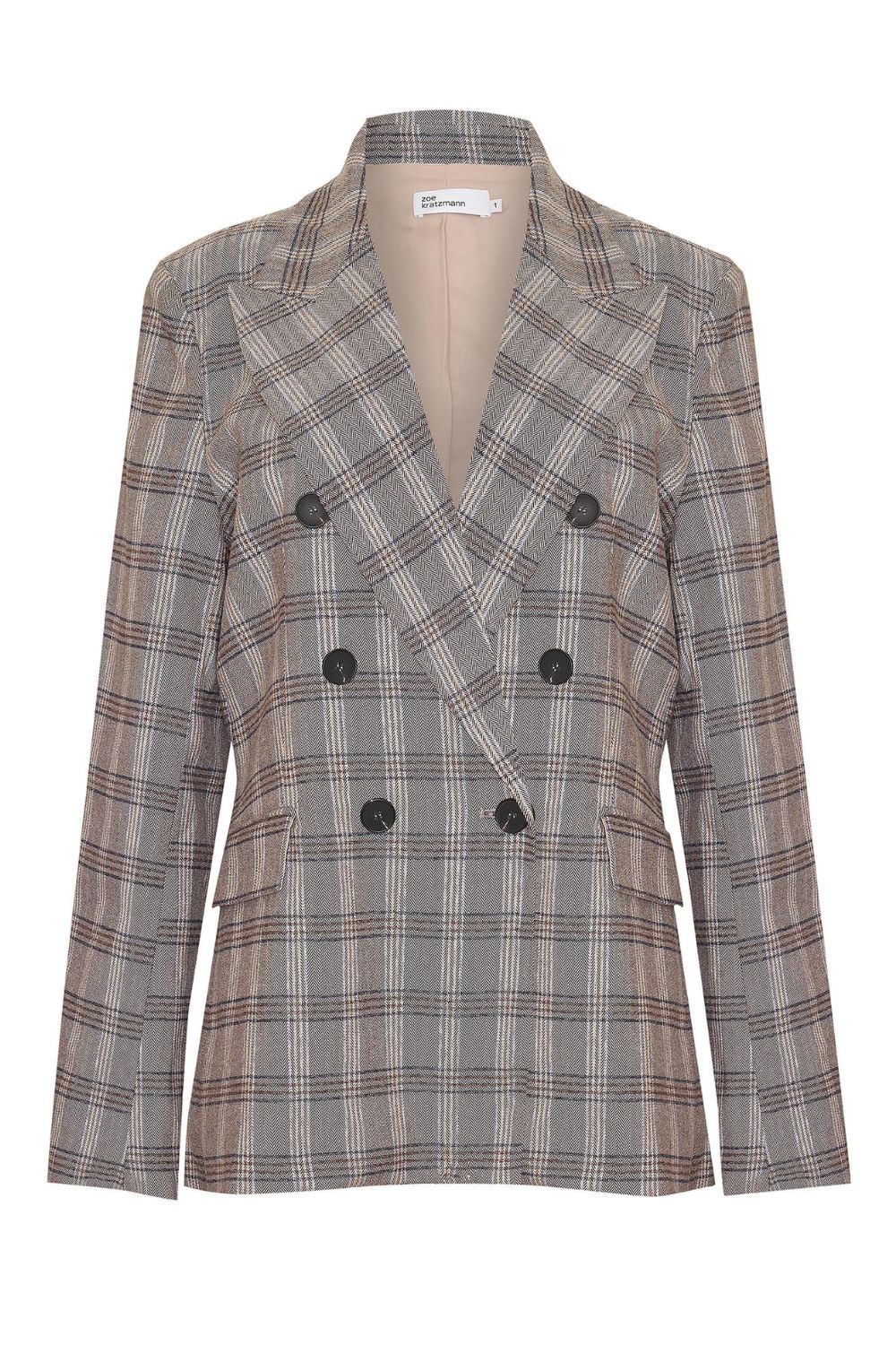 spurt jacket - Mousse check