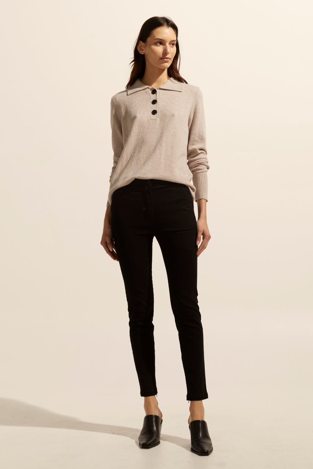 steer knit - Stone