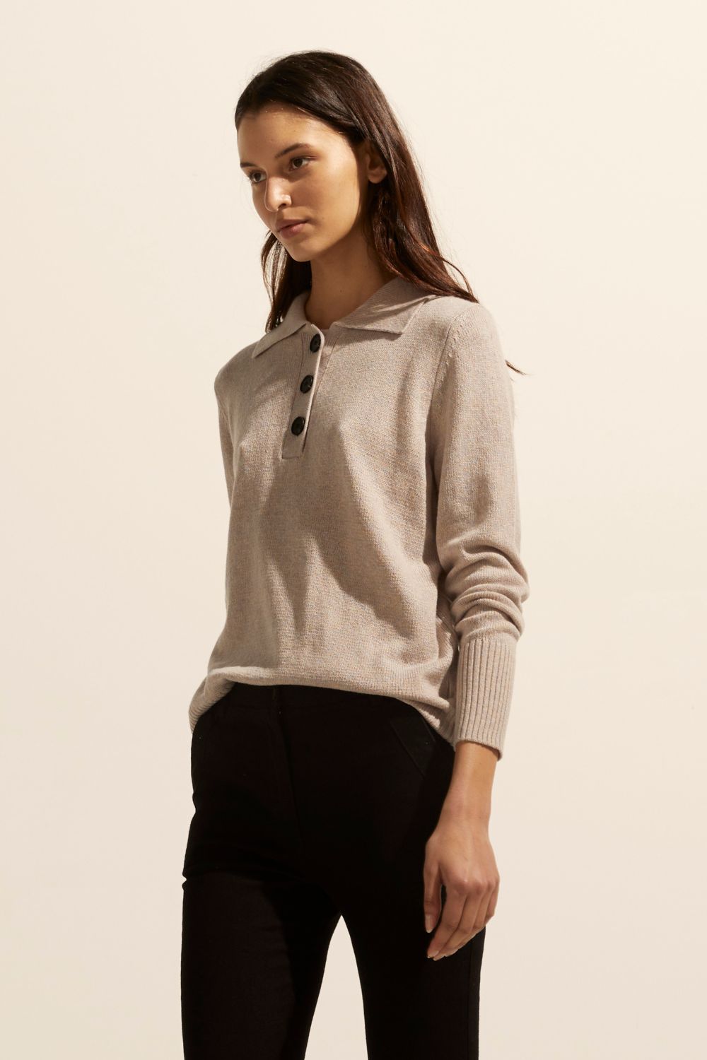 steer knit - Stone