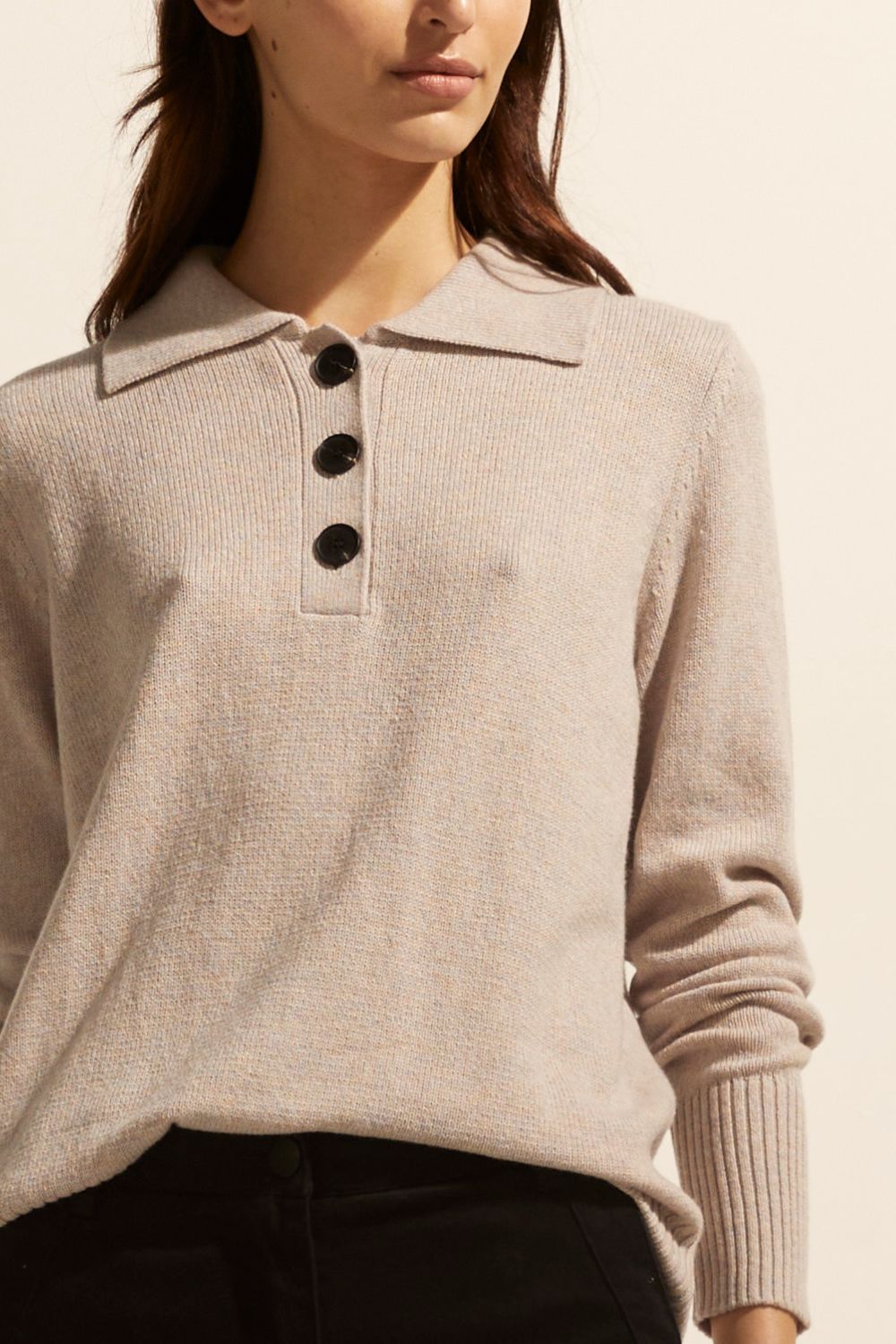 steer knit - Stone