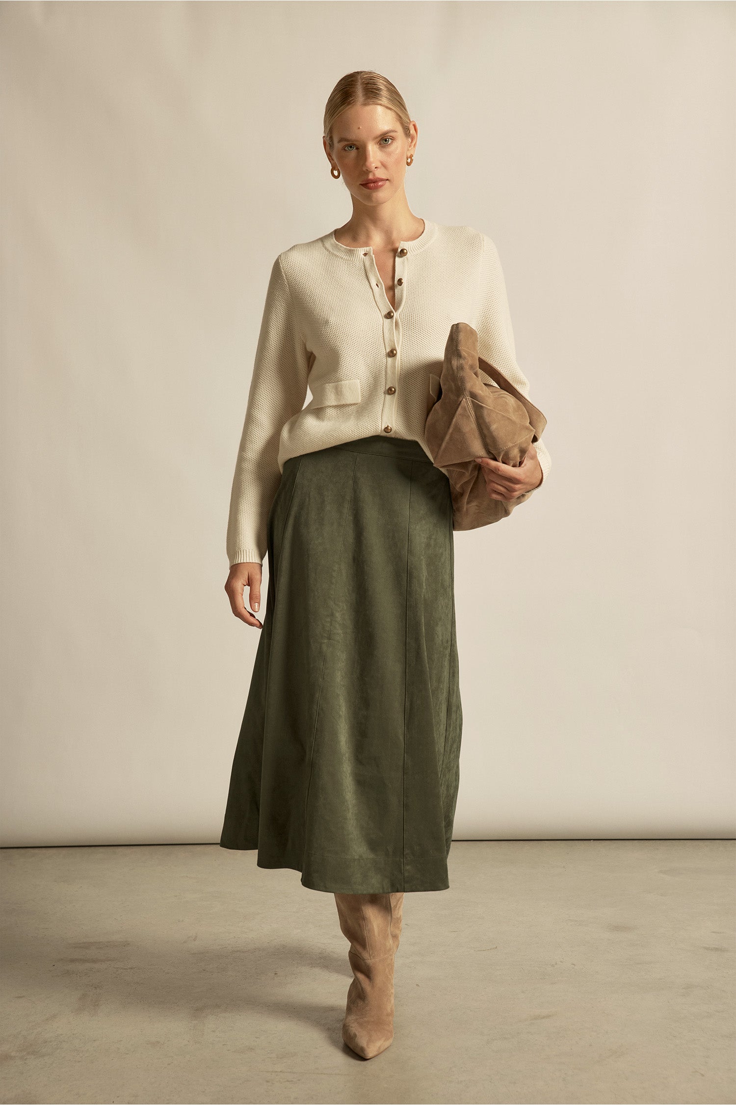 Stellar Skirt - Olive|  zoe kratzmann| considered design