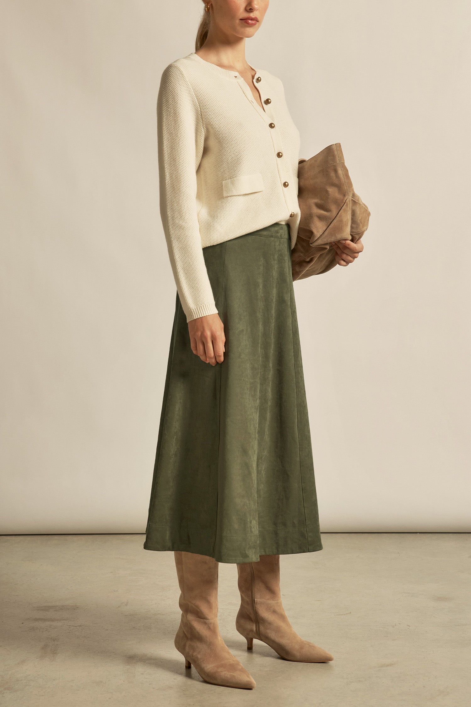 Stellar Skirt - Olive|  zoe kratzmann| considered design