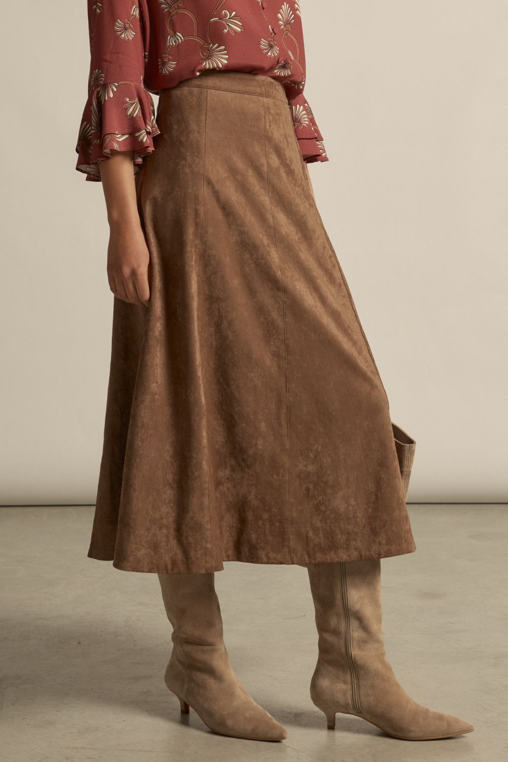 Stellar Skirt - Mocha|  zoe kratzmann| considered design