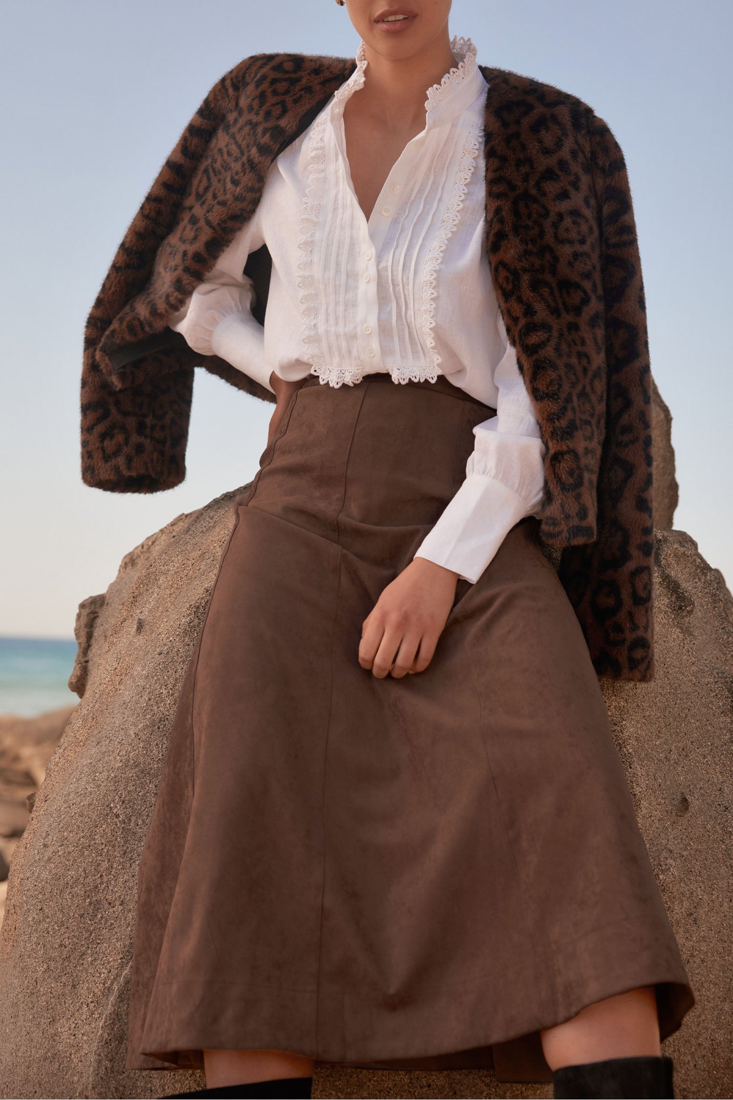 stellar skirt - mocha|  zoe kratzmann| considered design