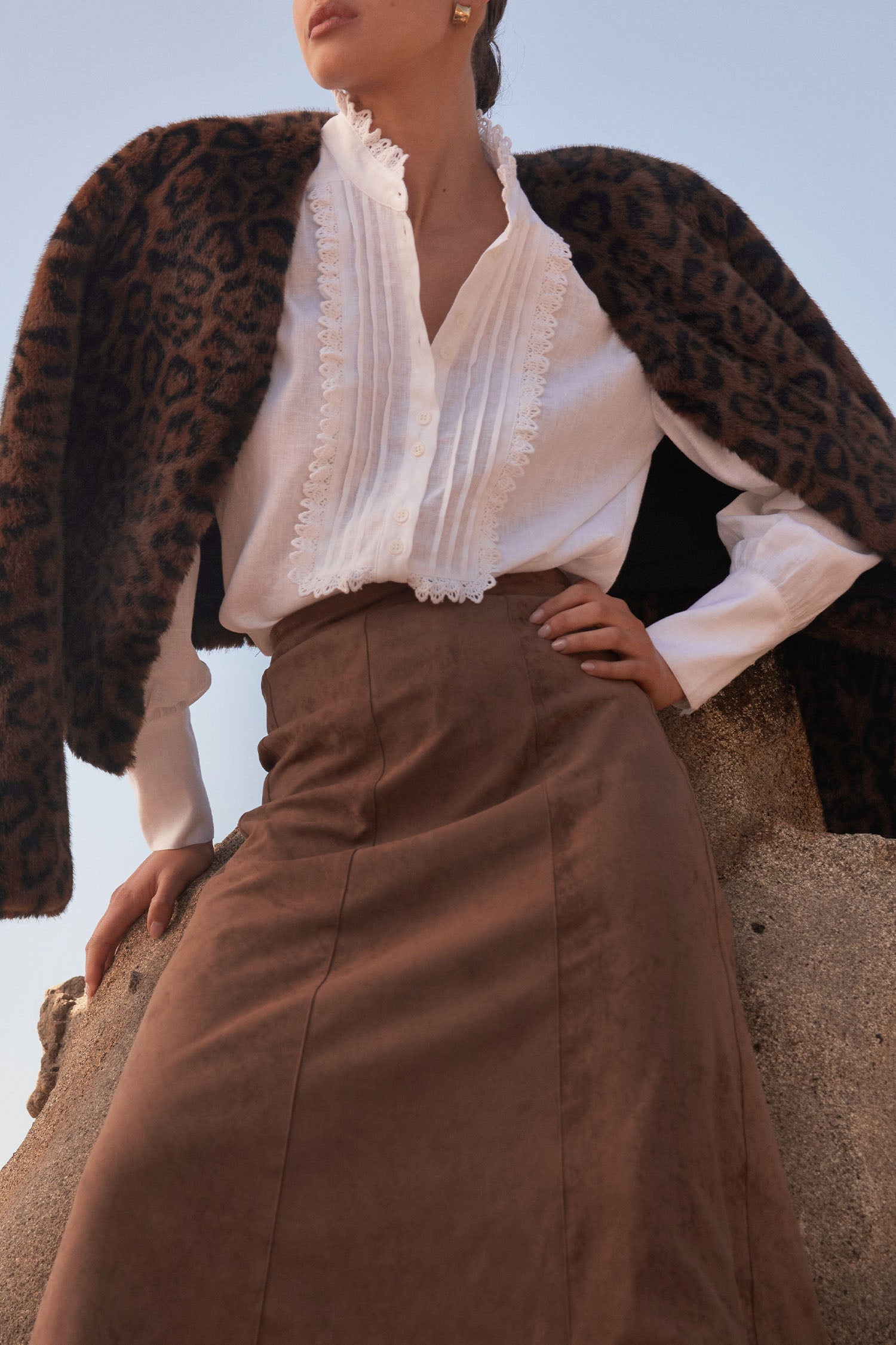 stellar skirt - mocha|  zoe kratzmann| considered design