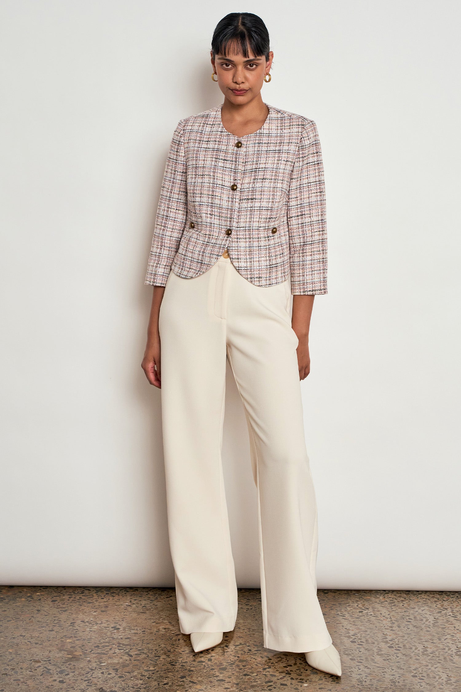 stride pant - ecru