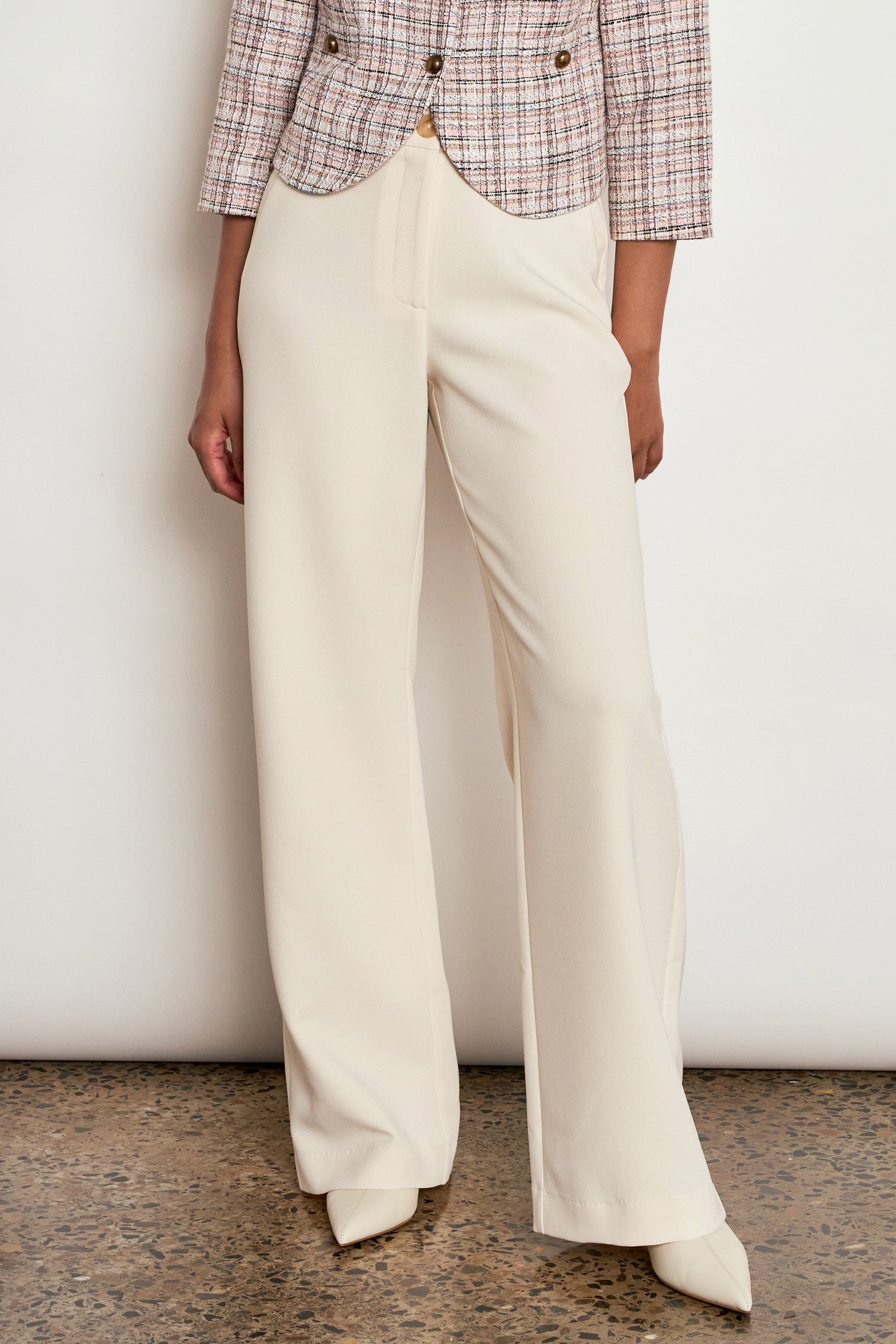 stride pant - ecru