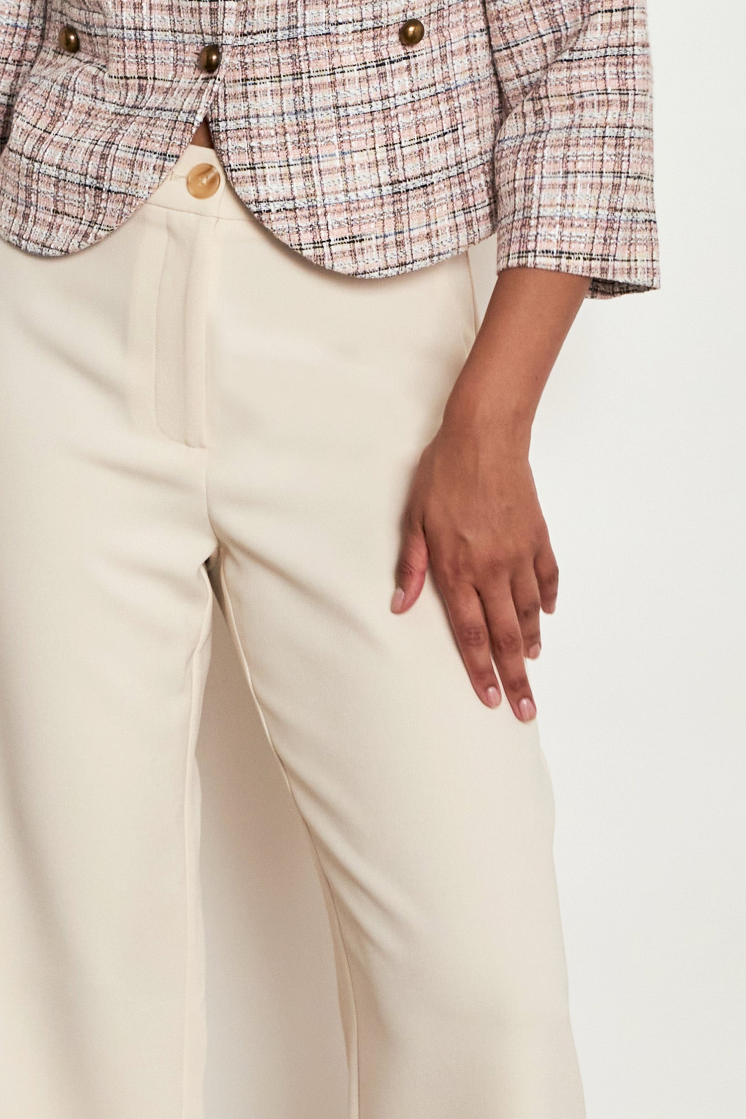 stride pant - ecru