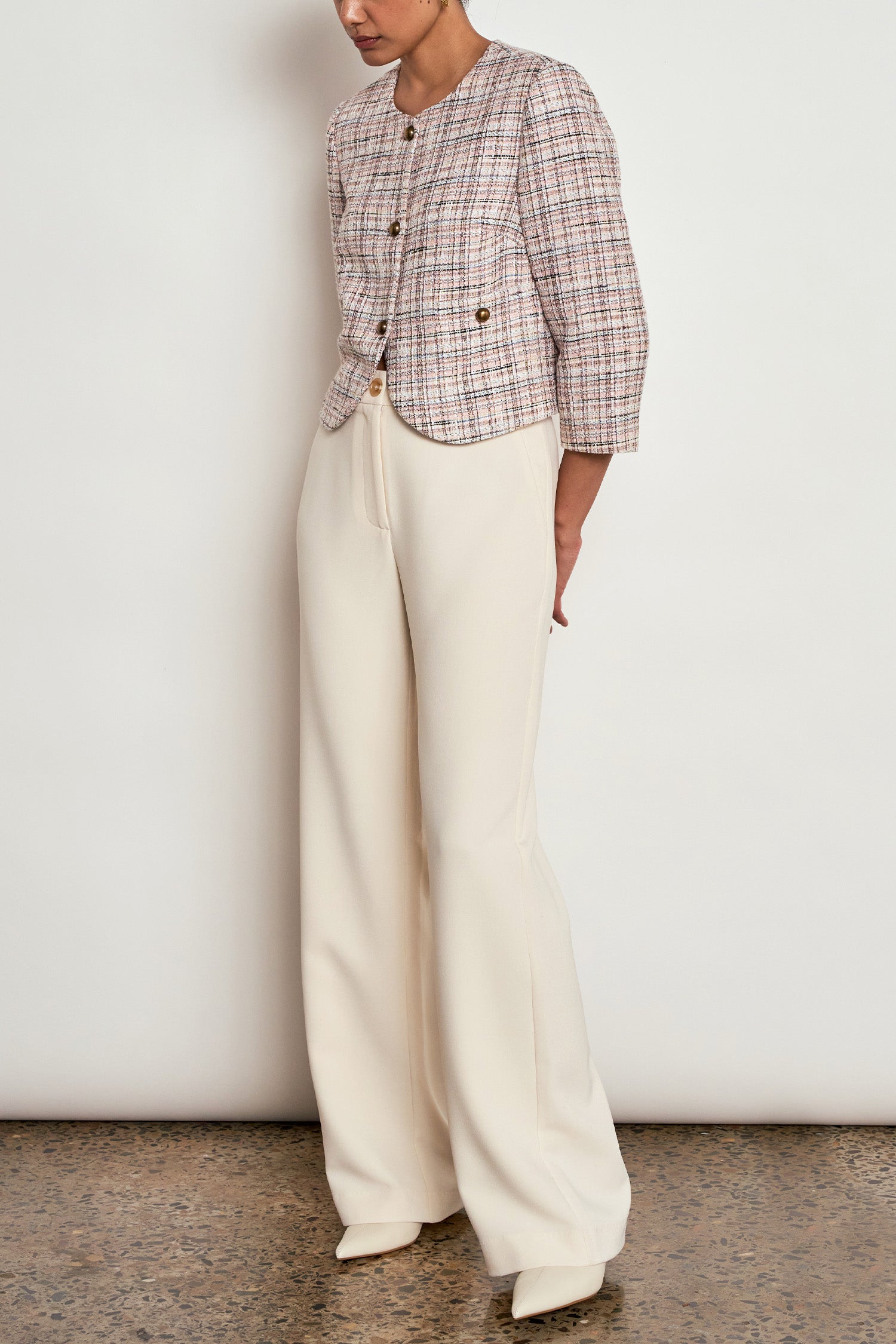 stride pant - ecru