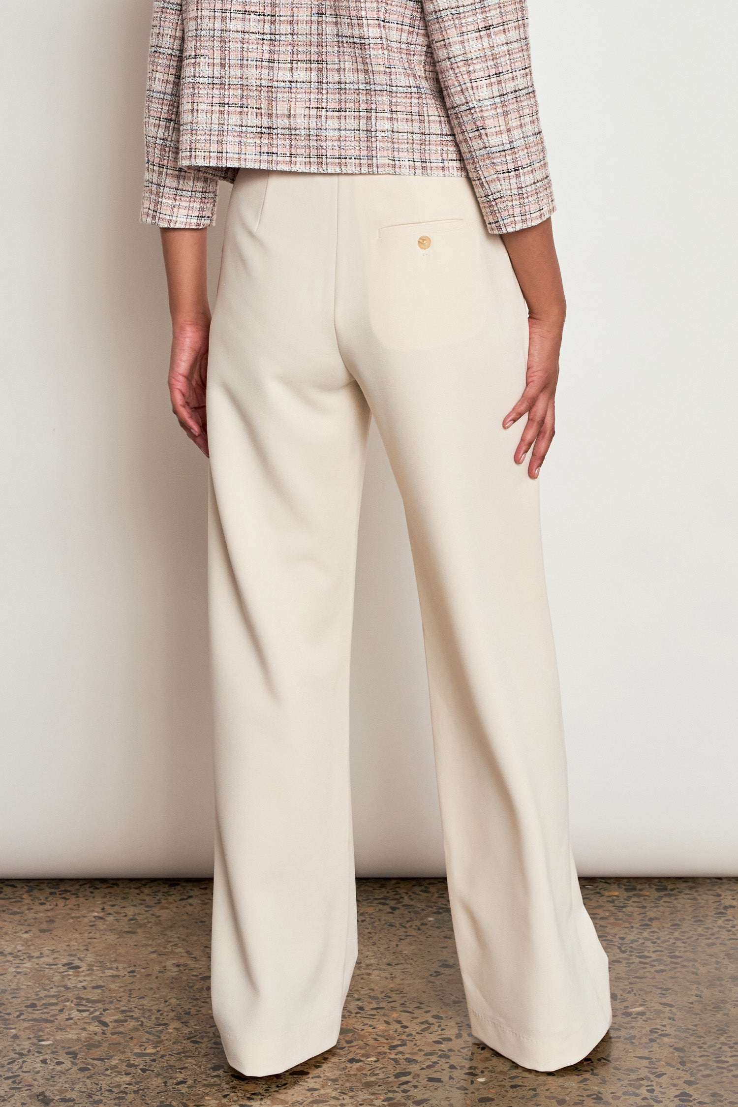 stride pant - ecru
