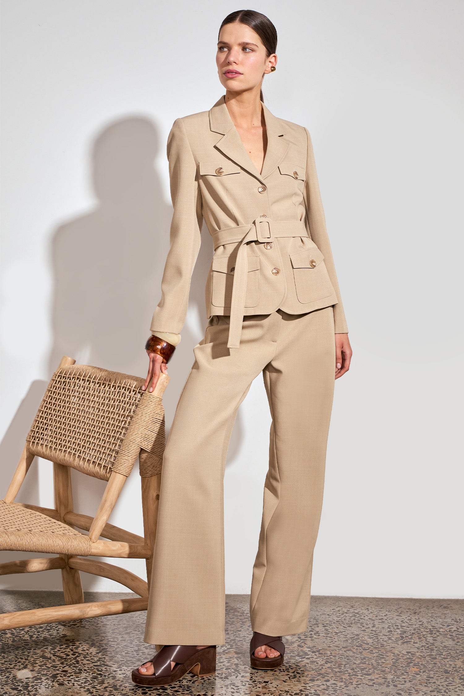 stride pant - hazelnut