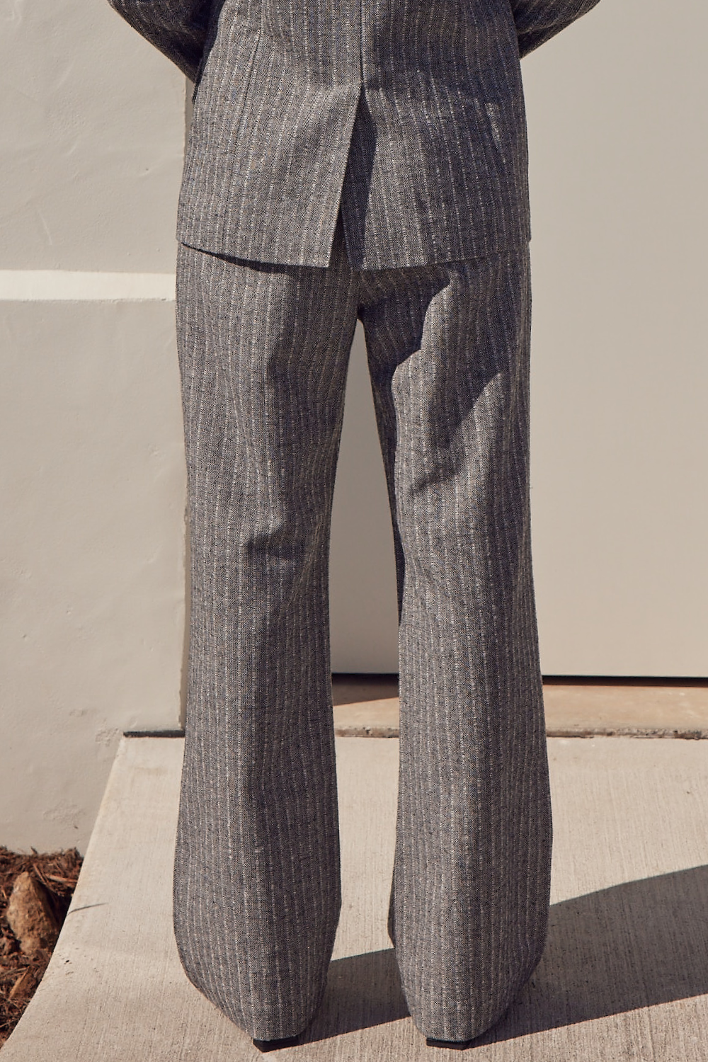 summit pant - herringbone pinstripe