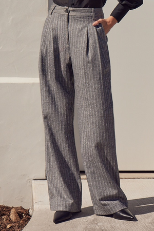 summit pant - herringbone pinstripe