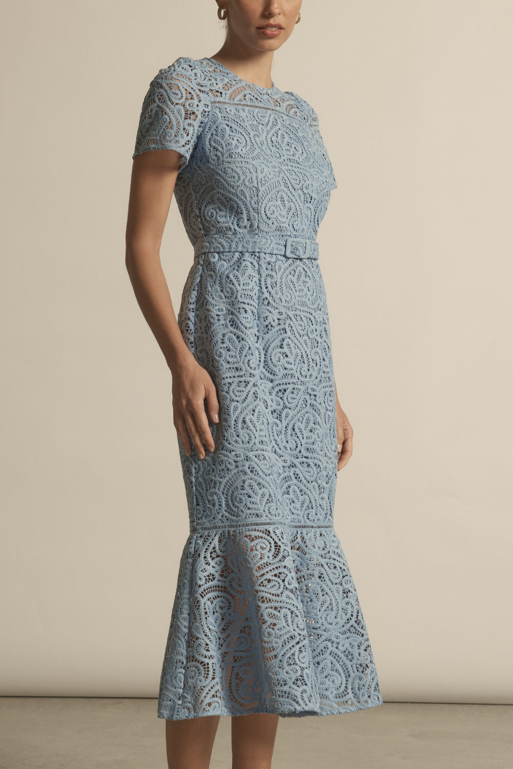 Sundown Lace Dress - pond swirl|  zoe kratzmann| considered design