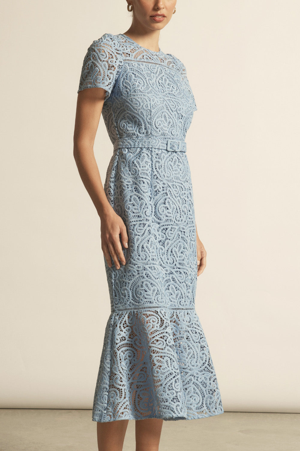 Sundown Lace Dress - pond swirl|  zoe kratzmann| considered design