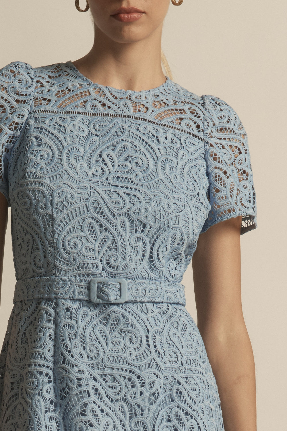 Sundown Lace Dress - pond swirl|  zoe kratzmann| considered design