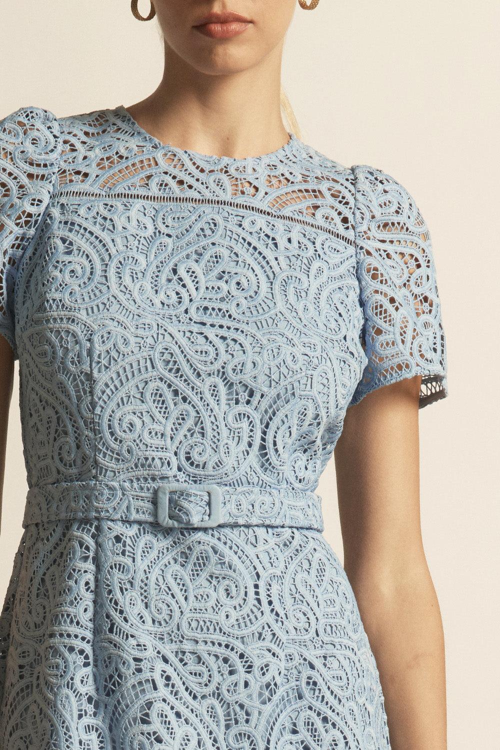 Sundown Lace Dress - pond swirl|  zoe kratzmann| considered design