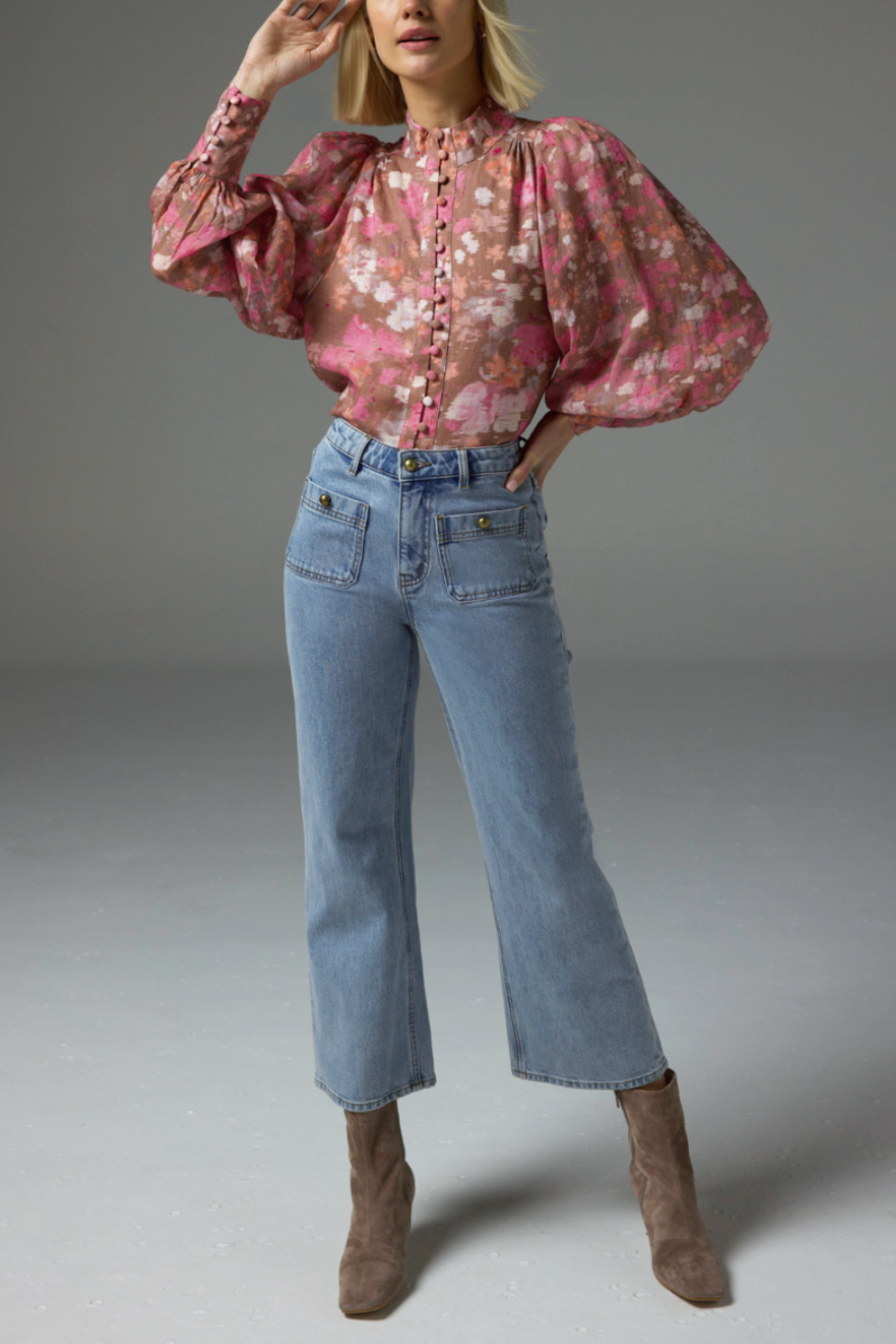 serene jean - washed denim