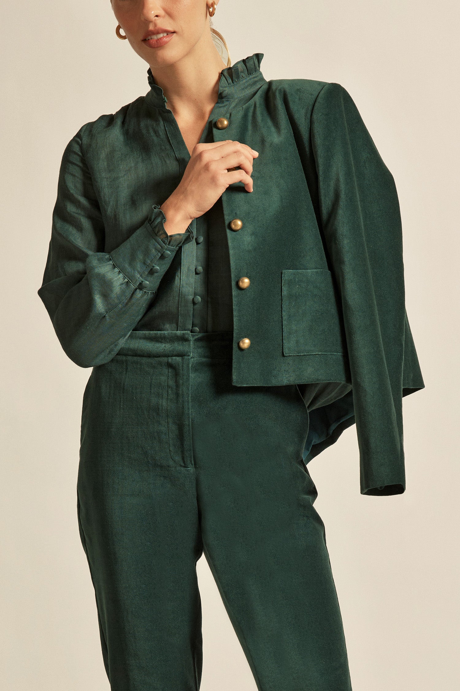 Sway Jacket - Emerald|  zoe kratzmann| considered design