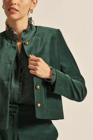 Sway Jacket - Emerald|  zoe kratzmann| considered design