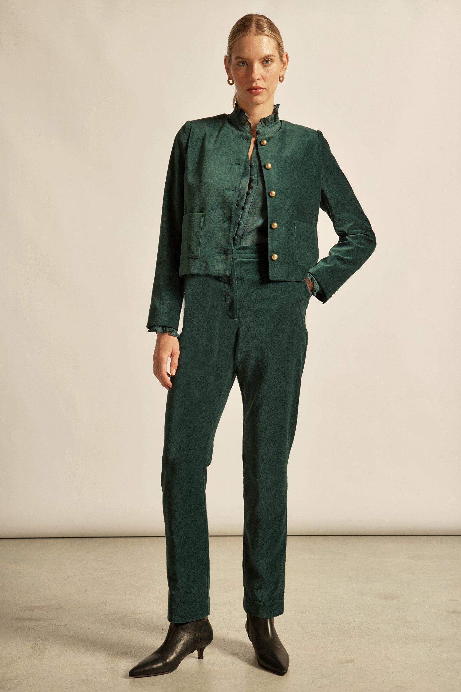 Sway Jacket - Emerald|  zoe kratzmann| considered design