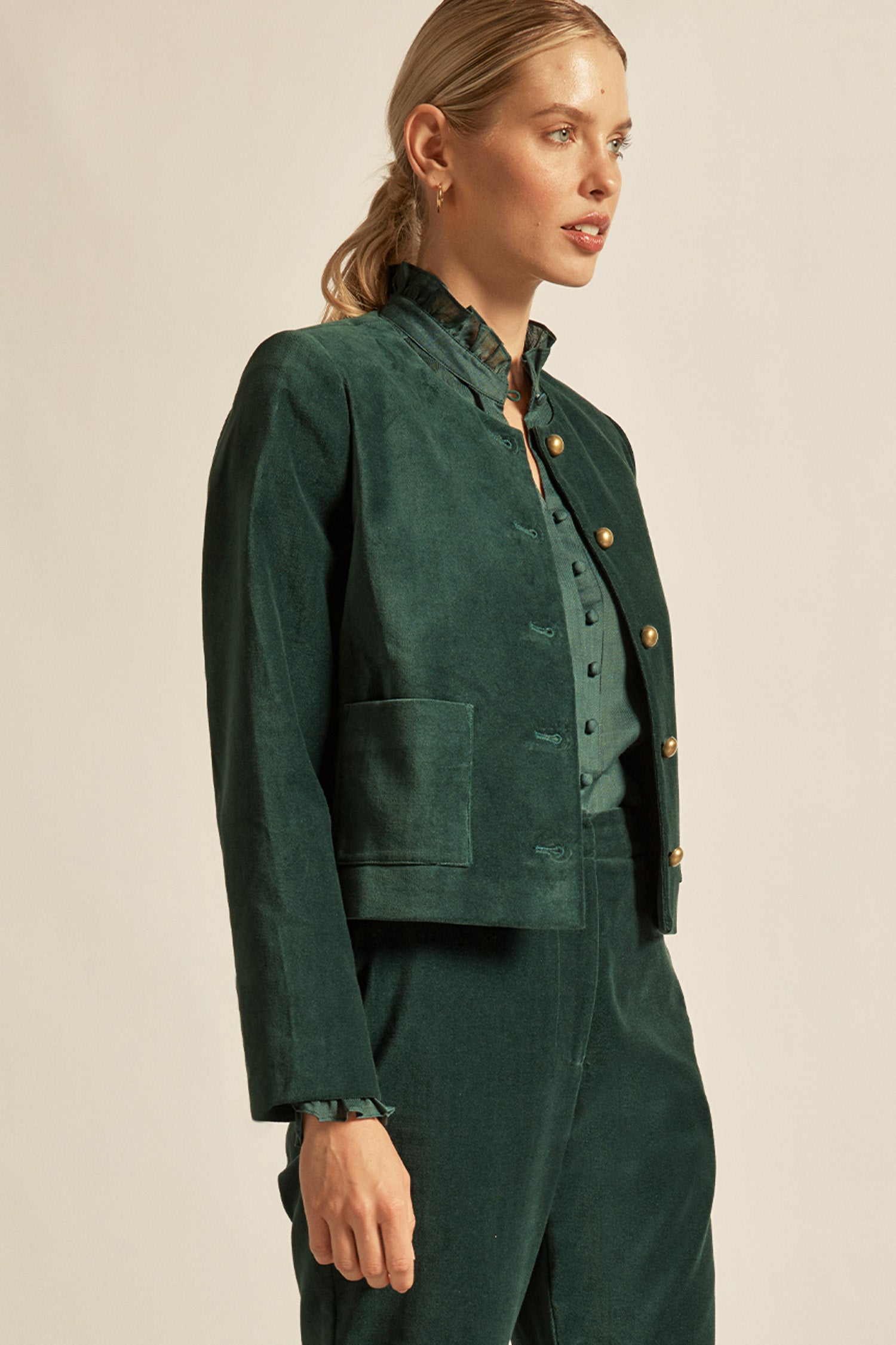 Sway Jacket - Emerald|  zoe kratzmann| considered design