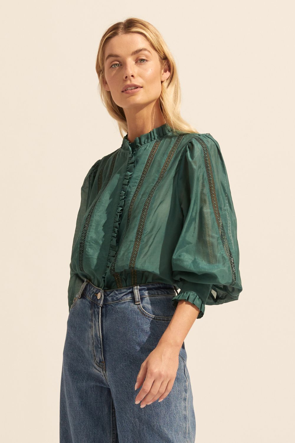swoon top - green