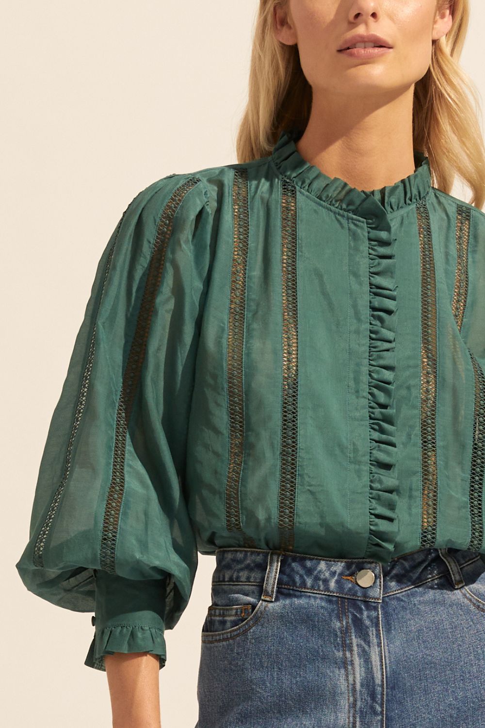 swoon top - green