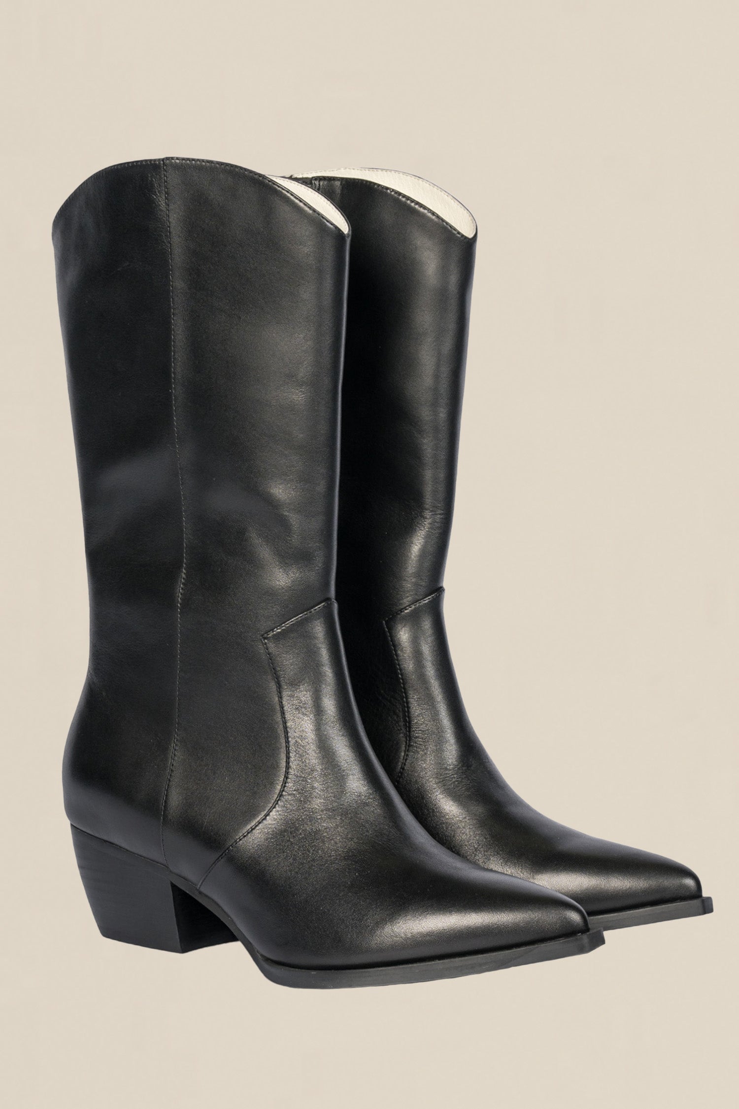 territory boot
 - black leather|  zoe kratzmann| considered design