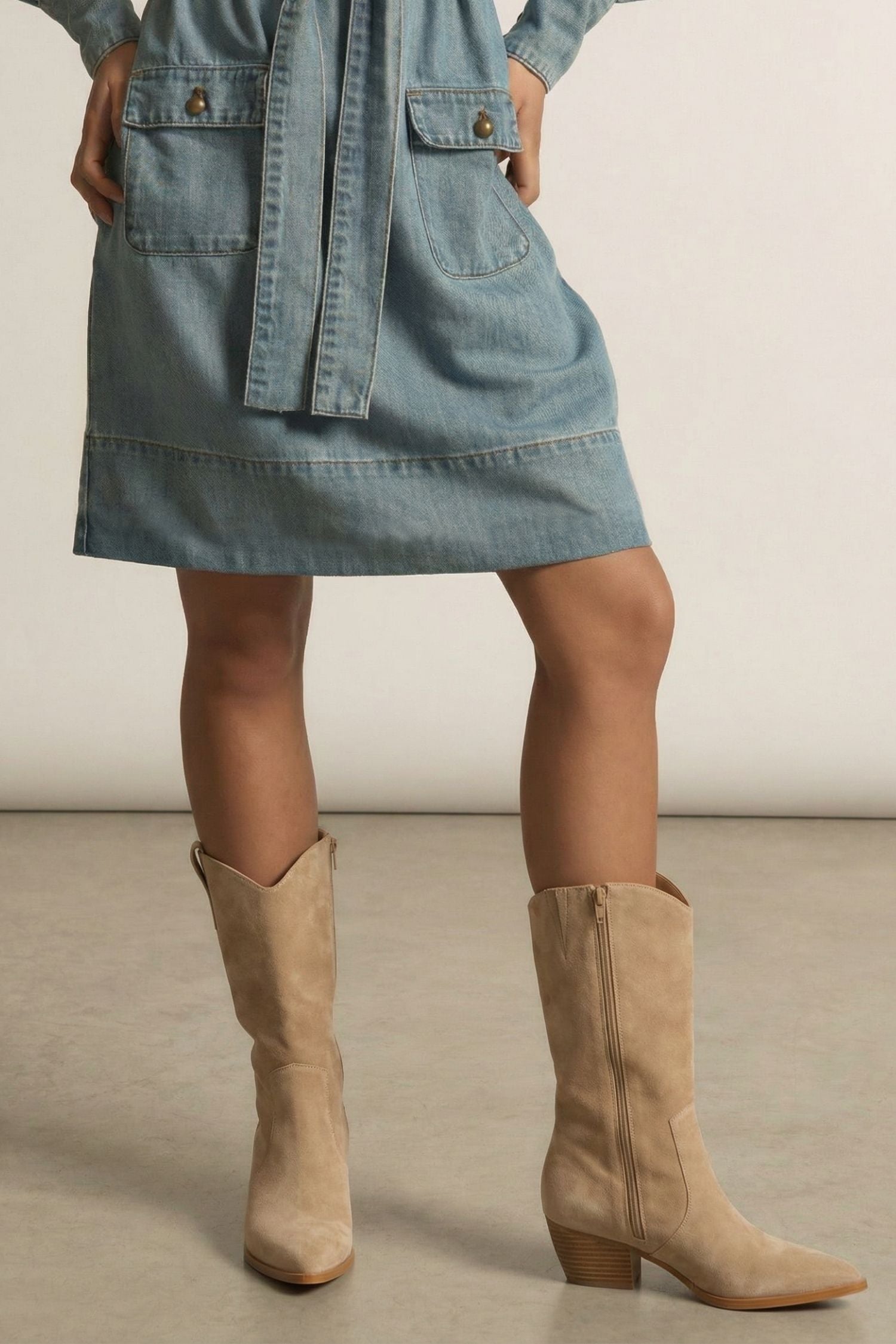 territory boot
 - truffle suede|  zoe kratzmann| considered design