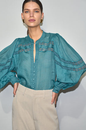 tone top - teal|  zoe kratzmann| considered design