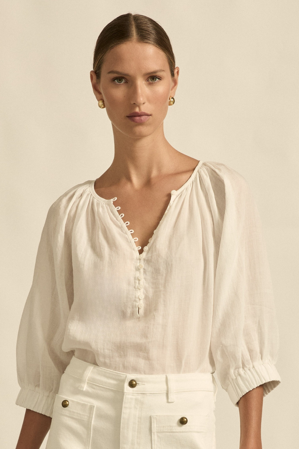 tranquil top - alabaster|  zoe kratzmann| considered design