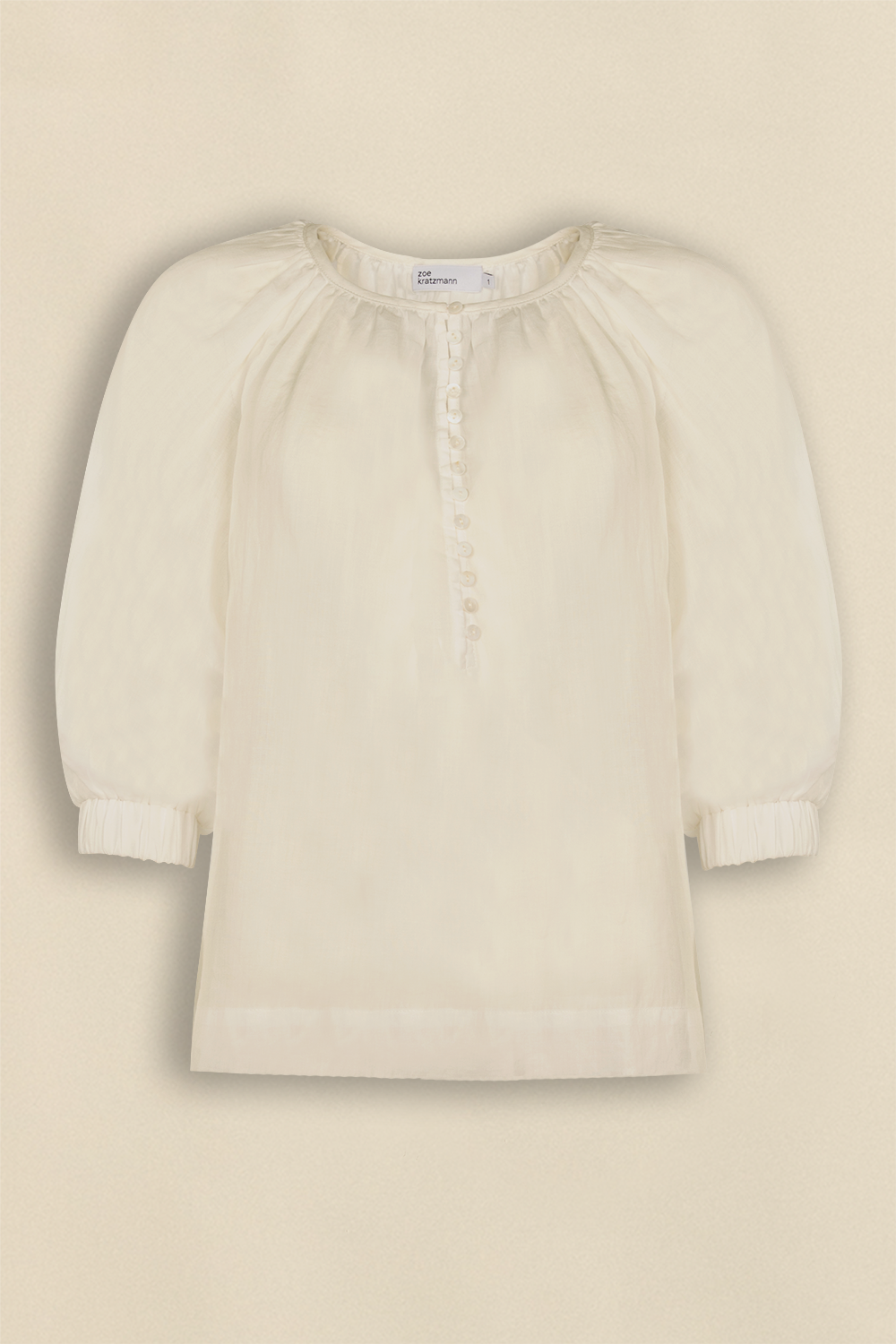 tranquil top - alabaster|  zoe kratzmann| considered design