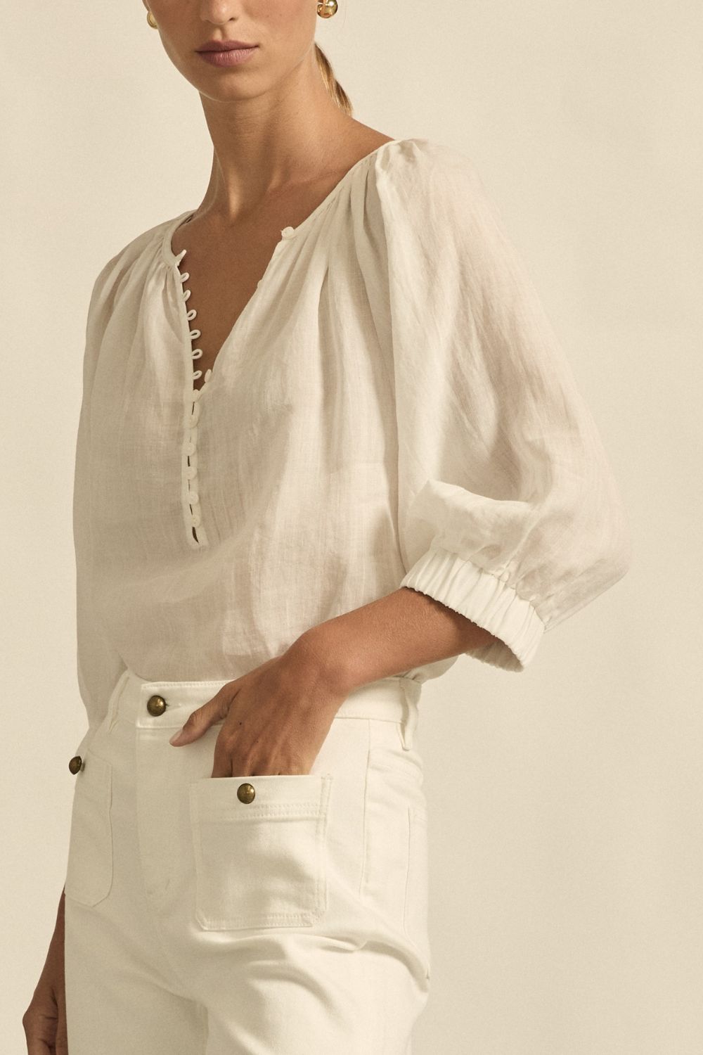 tranquil top - alabaster|  zoe kratzmann| considered design