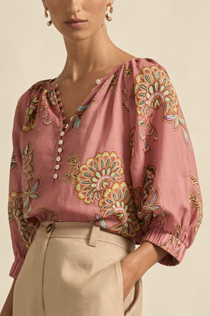 tranquil top - kgari bloom|  zoe kratzmann| considered design