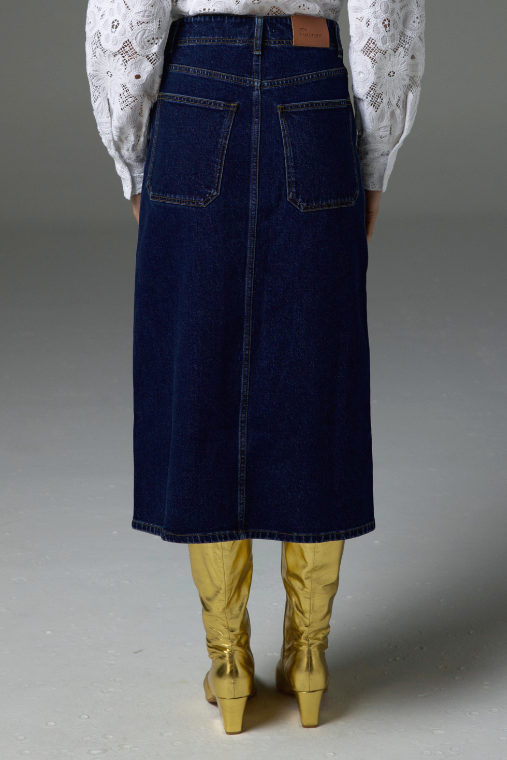 typify skirt - dark denim