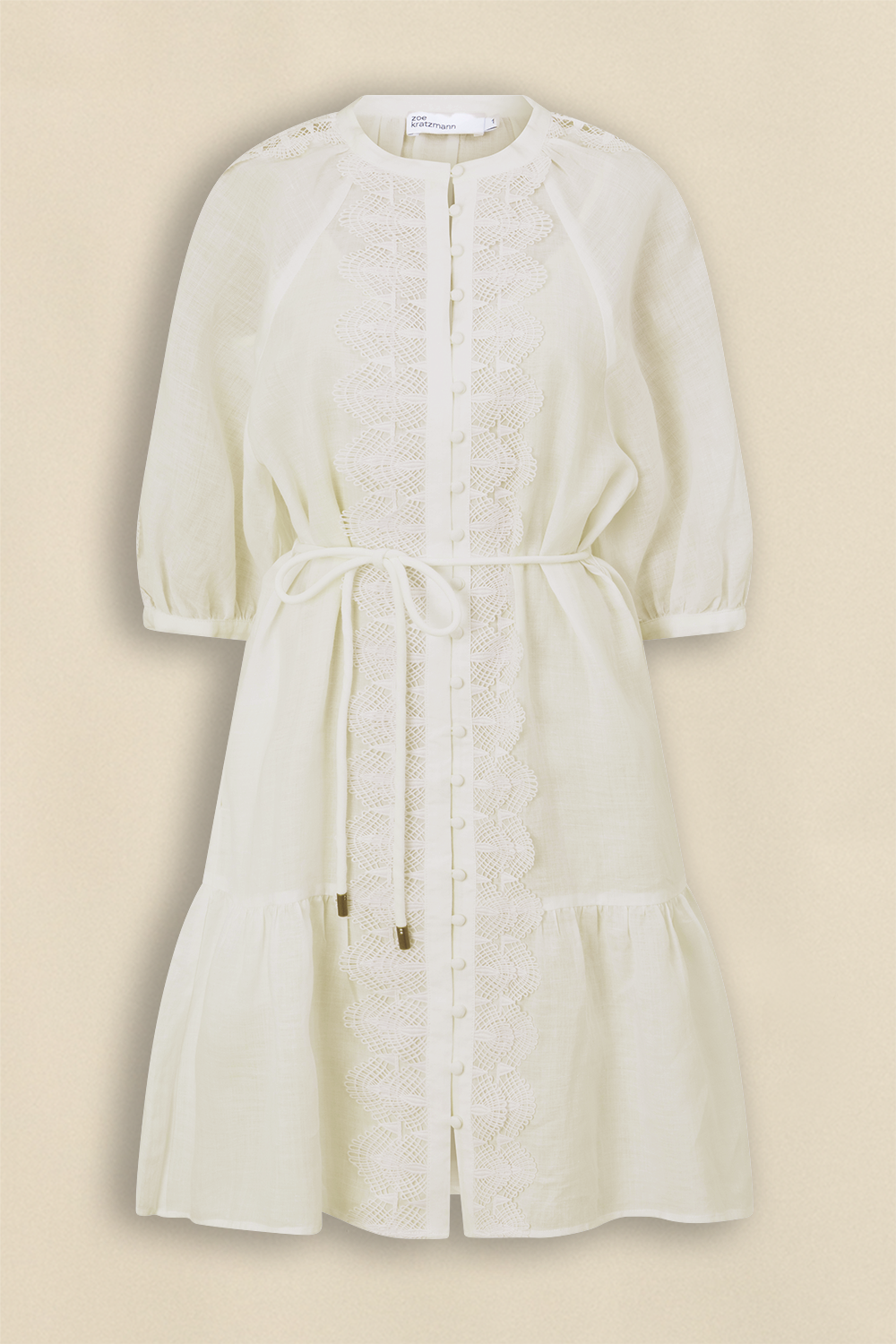 unfurl dress - porcelain|  zoe kratzmann| considered design