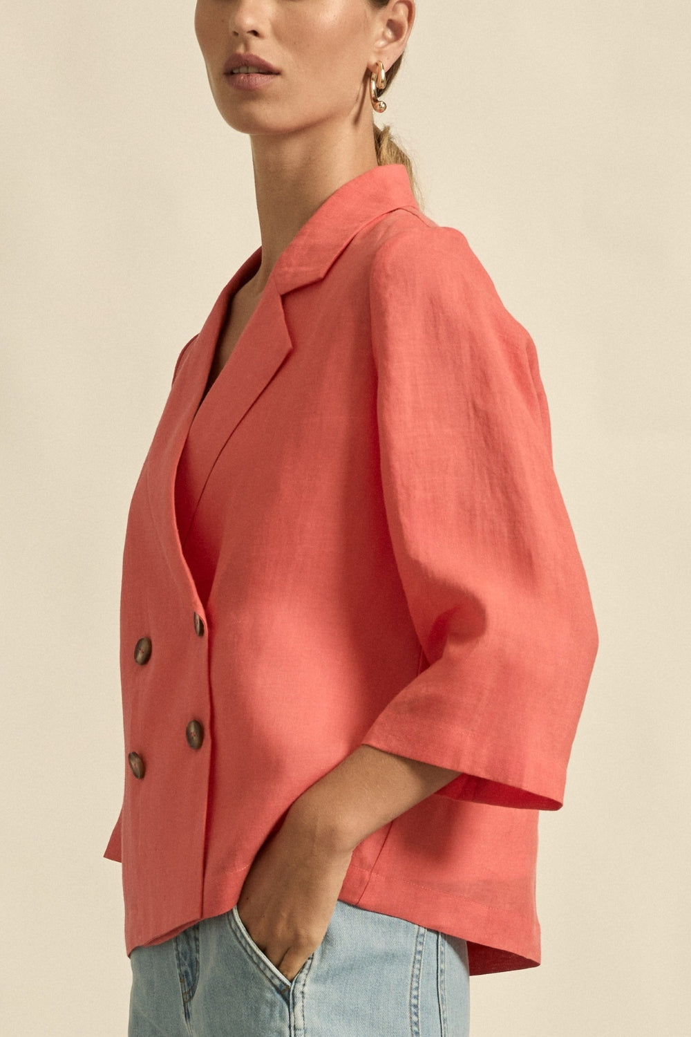 valley jacket - melon|  zoe kratzmann| considered design