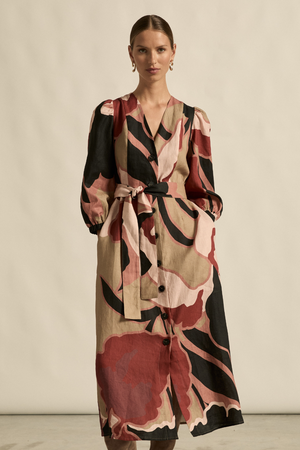 verge dress - tearose organic
